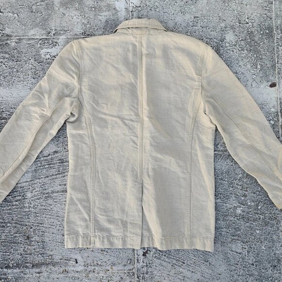 Liz Sport Petite Women Blazer Coat Jacket Linen Blend Size M Petite - Picture 3 of 12